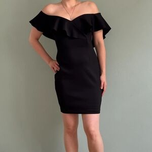 Guess Black Strapless Dress SZ M New No Tags